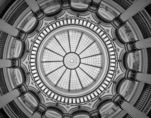 Stained Glass in the Rotunda Dome