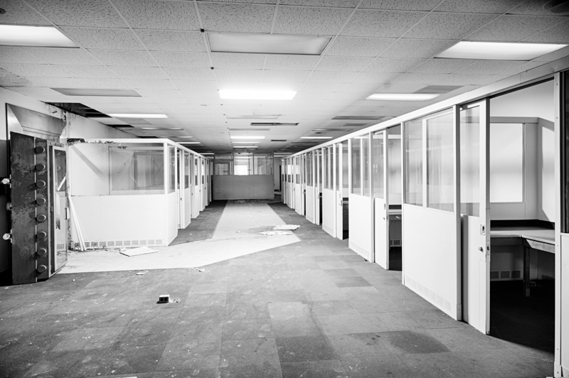 Inside P&H Building - Coins were delivered by armored trucks and counted before being stored in vault - February 12, 2013
