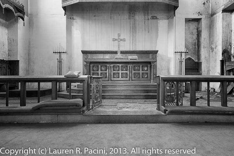 Detailed view of the Chancel