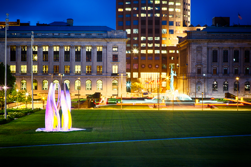The View of the South End of the Mall