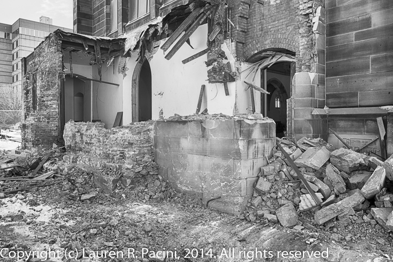 Demolition of The Church of the Transfiguration
