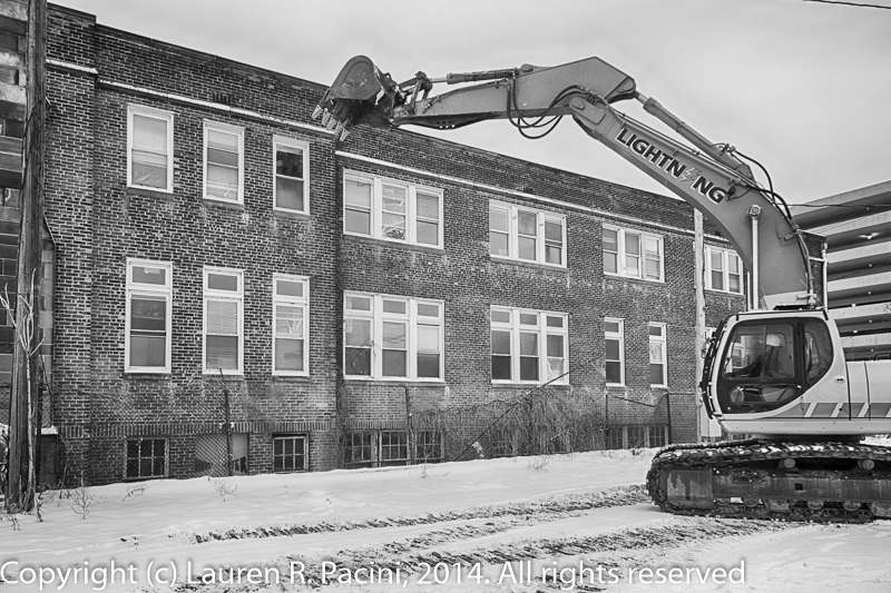 Demolition of The Church of the Transfiguration