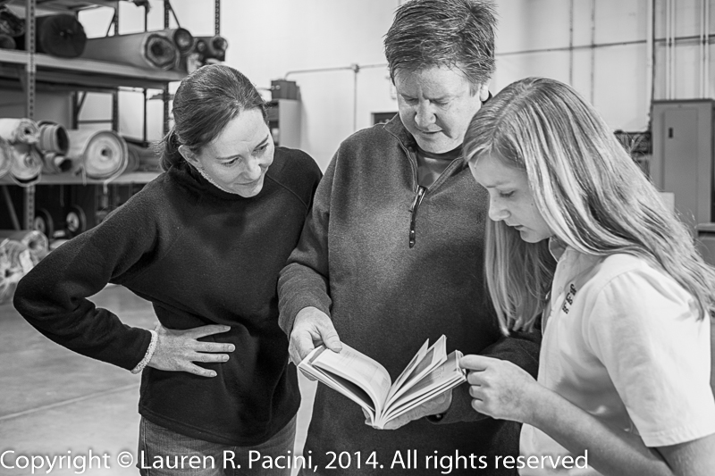 Karen Ritenour (left), Mike Ritenour (Lou Ritenour Industrial), and Alison Ritenour