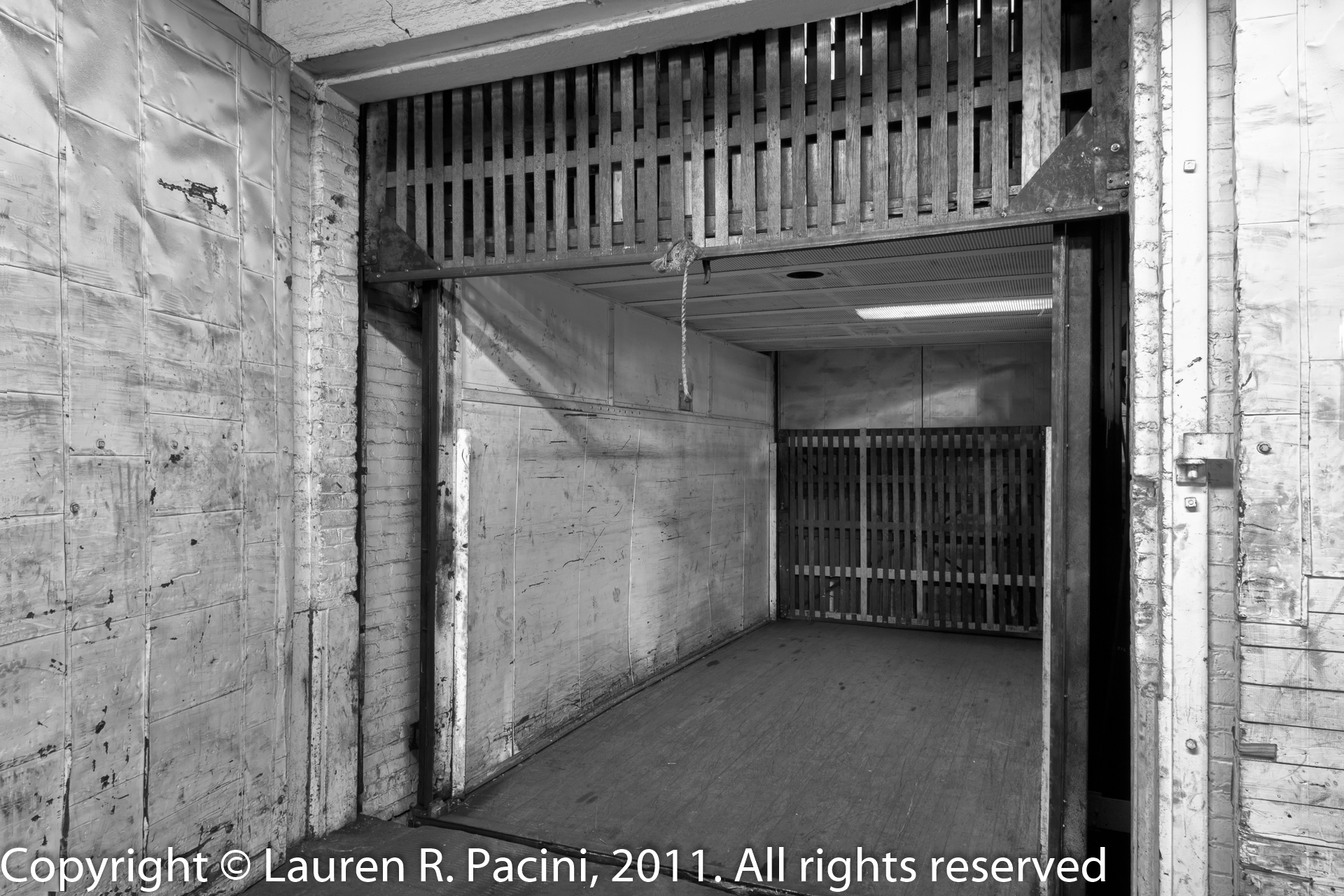 Original Elevator Inside the Winton Factory