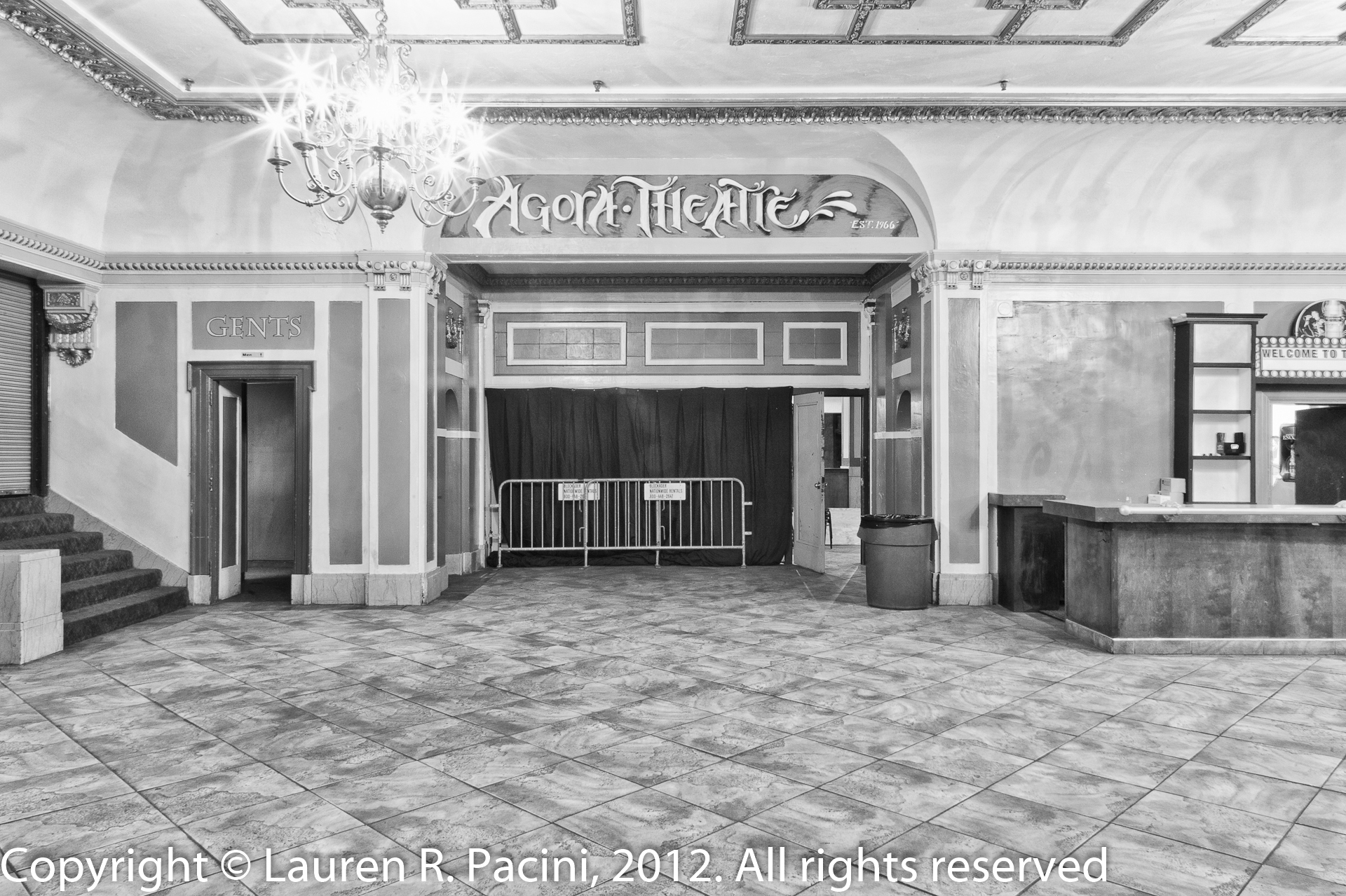 Entrance to the Agora Theater from the Inner Lobby