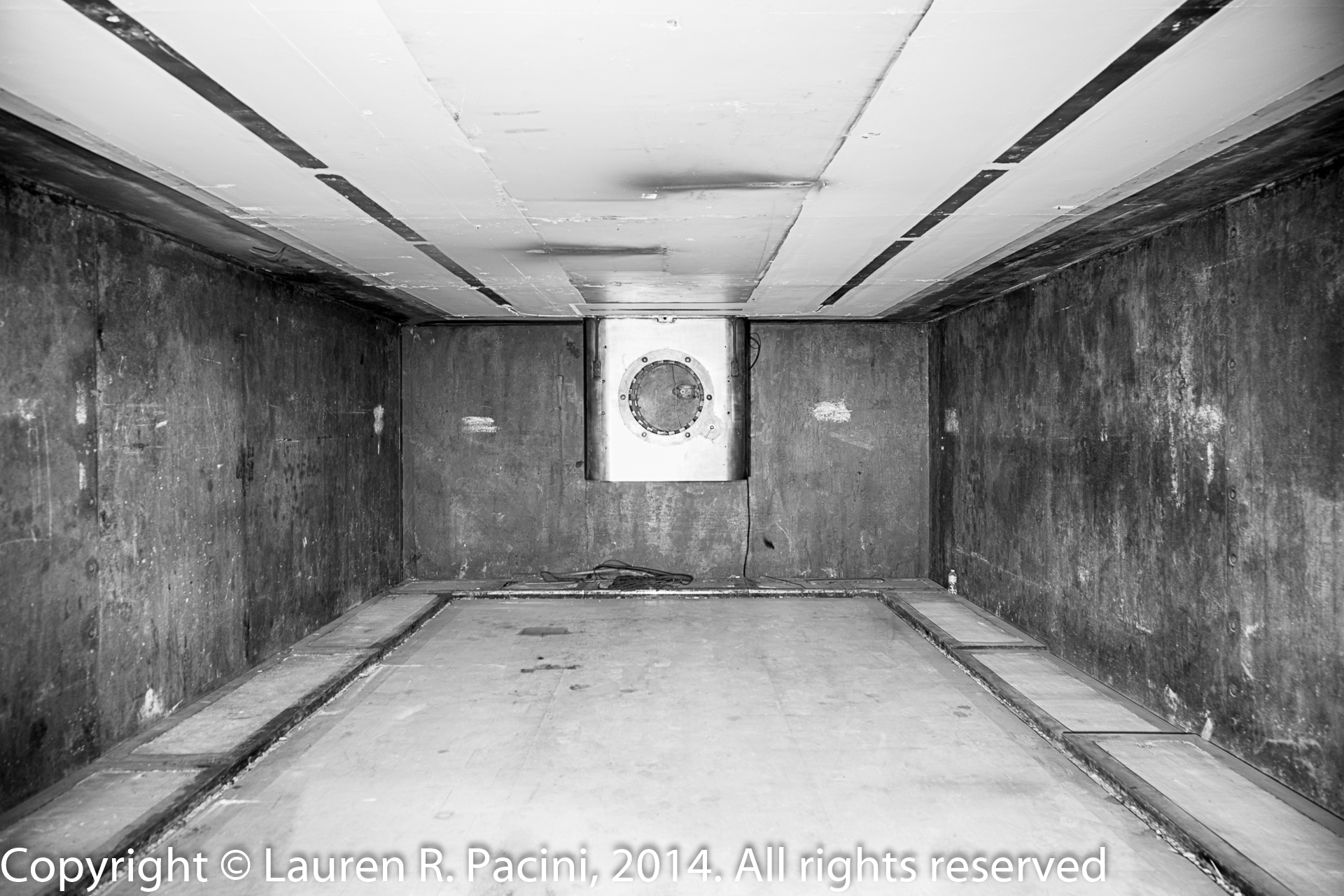 Vault after Removal of the Safety Deposit Boxes