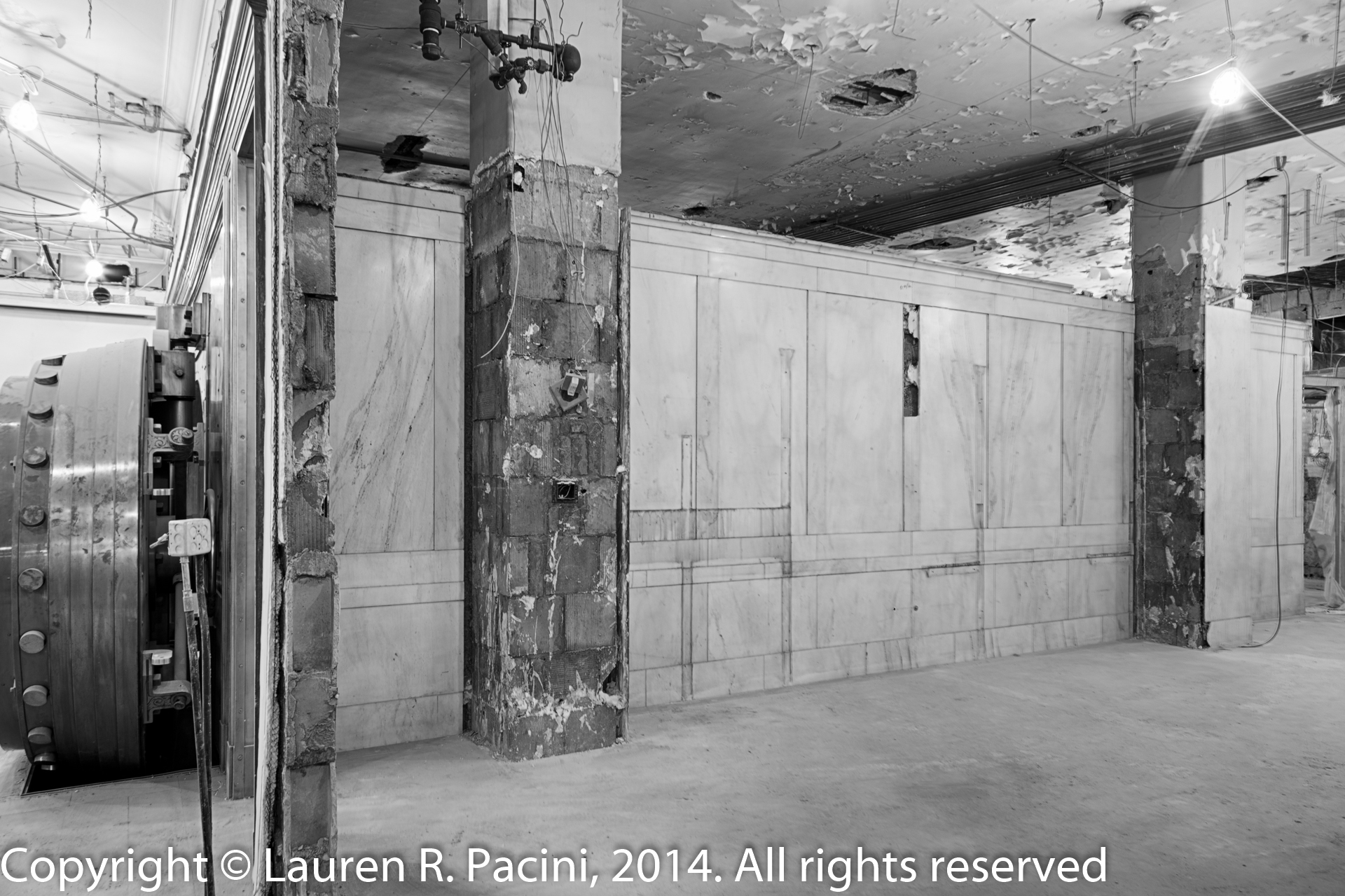 Another View of the Original Marble Wall