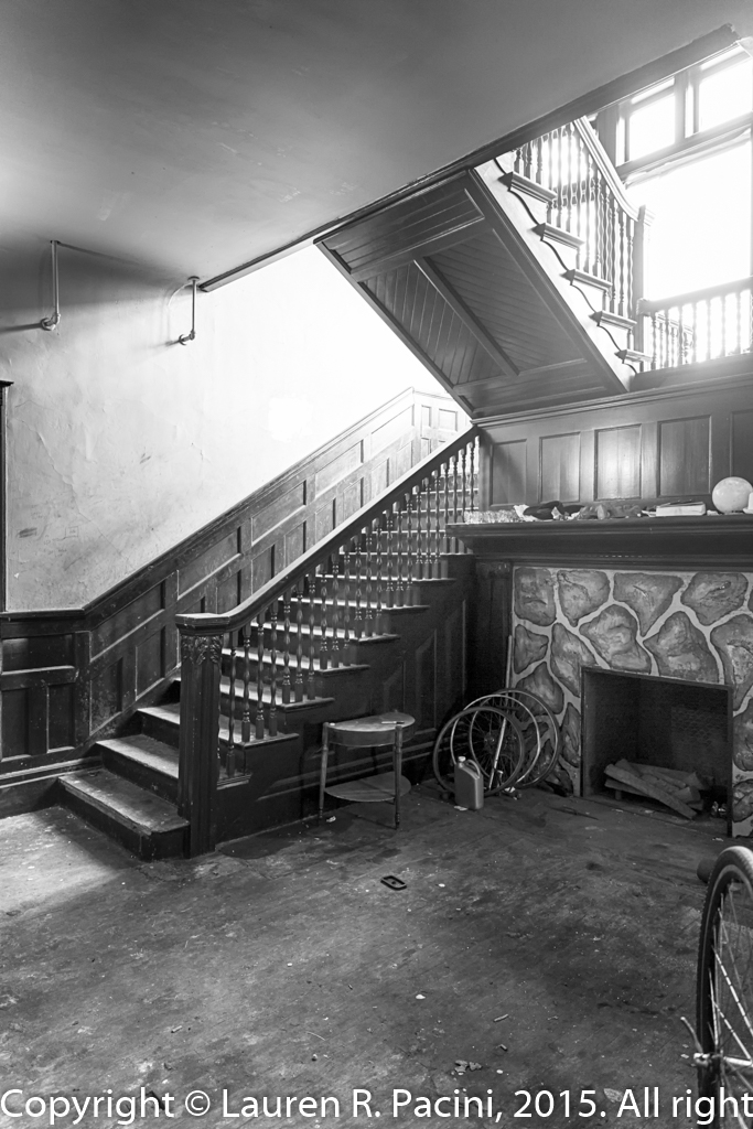 Interior of the Hall-Sullivan House, 7128 Euclid Avenue.